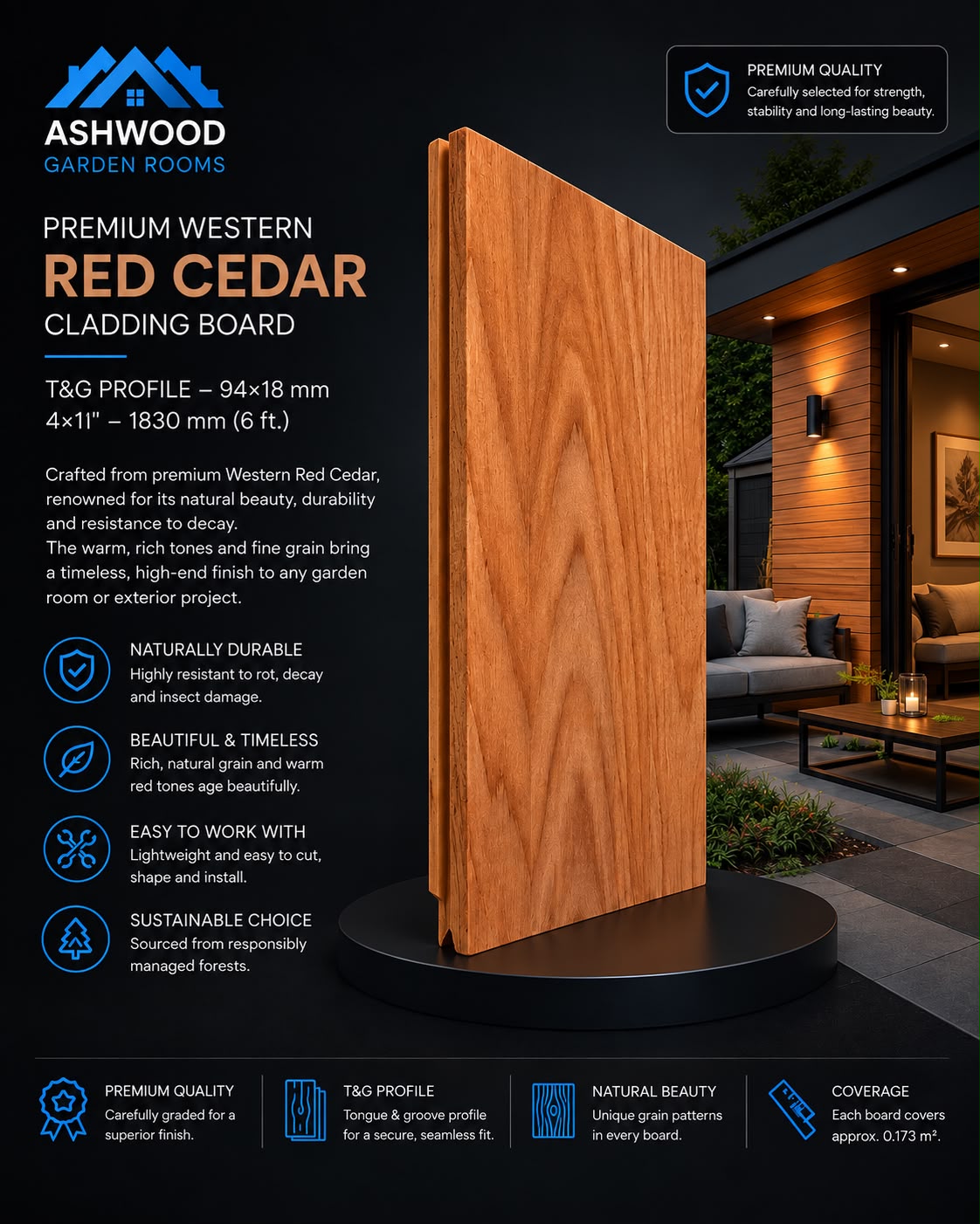 Western Red Cedar cladding